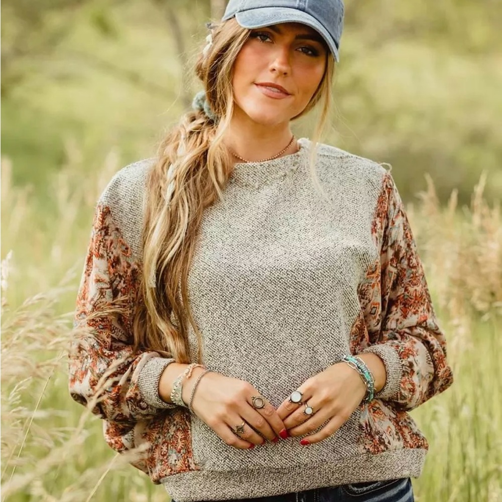 Buckle, Gimmicks Nubby Dolman Pullover